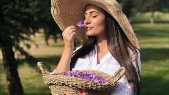 Шафран, пчели и фотоволтаици