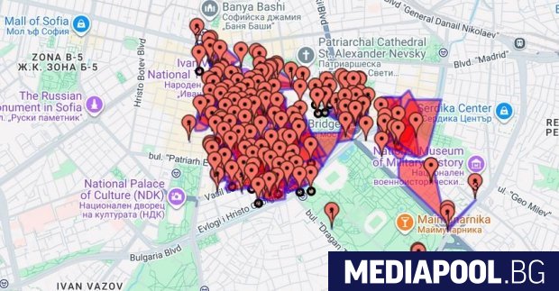 Част от центъра на София остана на тъмно докато пред