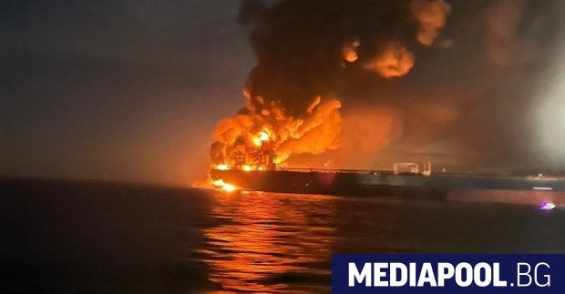 Корабът Вират пострадал от взрив най вероятно е атакуван от безпилотен