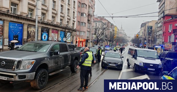 Коли с регистрации извън София са блокирали тази сутрин движението