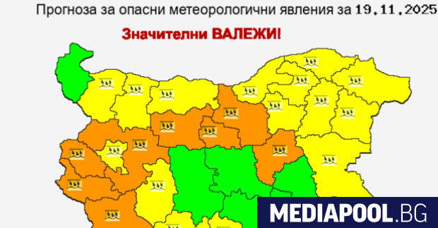 През следващото денонощие времето в страната ще се задържи облачно