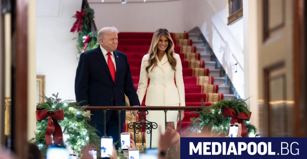 Президентът Доналд Тръмп отбеляза Бъдни вечер като разговаря заедно със