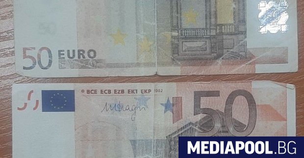 Мъж използвал фалшива банкнота от 50 евро е арестуван от