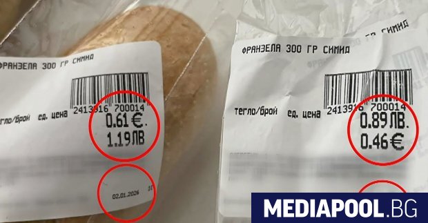 Франзелата за която имаше сигнали че е поскъпнала с над