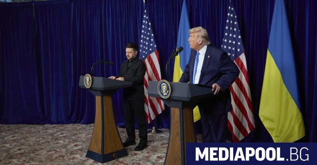 Разговорите между американския президент Доналд Тръмп и украинския държавен глава