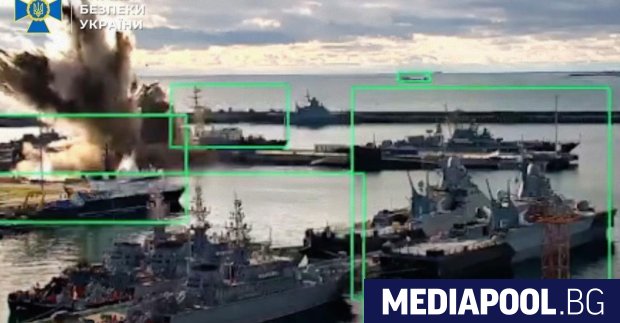 Украински подводни дронове Sub Sea Baby взривиха руска подводница клас