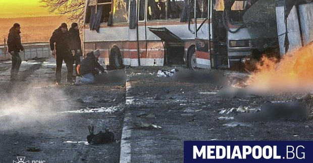 Петнадесет души загинаха при руска атака с дрон в неделя