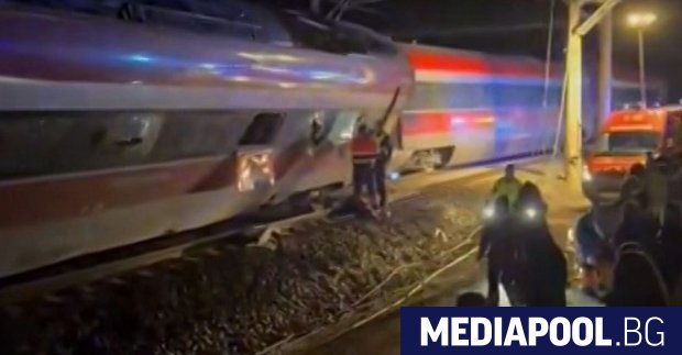 Два високоскоростни влака дерайлираха в неделя в Южна Испания като