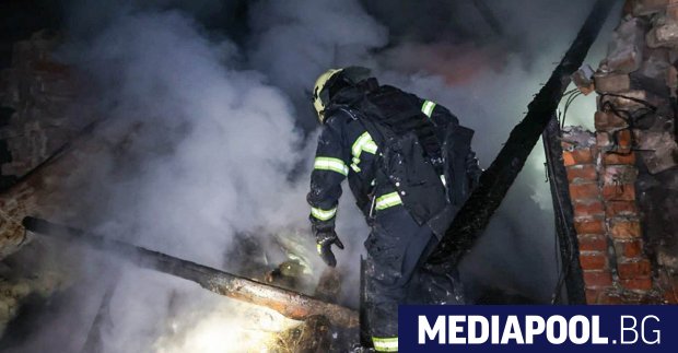 Руски дронове атакуваха град Богодухов в Харковска област в нощта