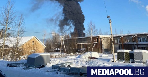 Следобед на 12 февруари украински дронове удариха петролна рафинерия на