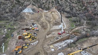 Три големи моста и два тунела се строят на обходния път на Кресна