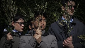 Израелската полиция спря службата на латинския патриарх на Йерусалим за Цветница