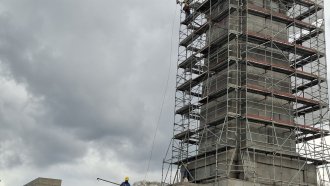 Демонтира се скелето около останките от МОЧА