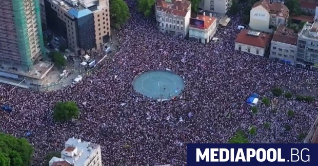 Сръбският президент Александър Вучич в събота демонстрира най тежката форма на