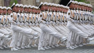 За първи път военни от Северна Корея на парада на Червения площад в Москва