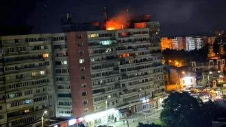 Руски дрон удари жилищна сграда в Румъния, двама са ранени