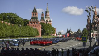 Тазгодишният парад за Деня на победата в Москва ще е доста по-скромен, архивна снимка ЕПА/БГНЕС