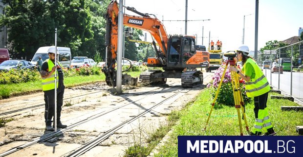 Ремонтът на част от софийския булевард Мария Луиза в отсечката