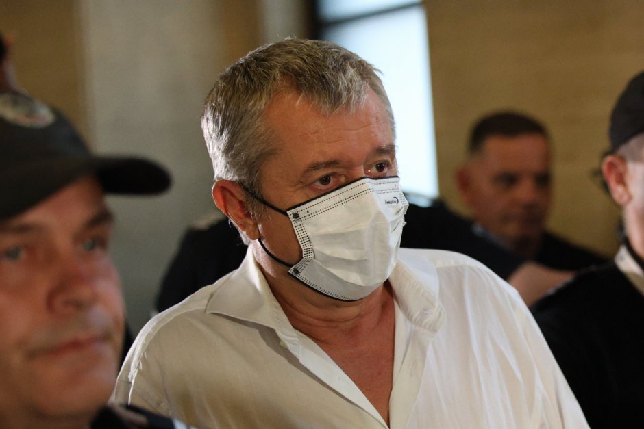 Румен Гайтански в Съдебната палата в София по време на разглеждането мерките за неотклонение, БГНЕС