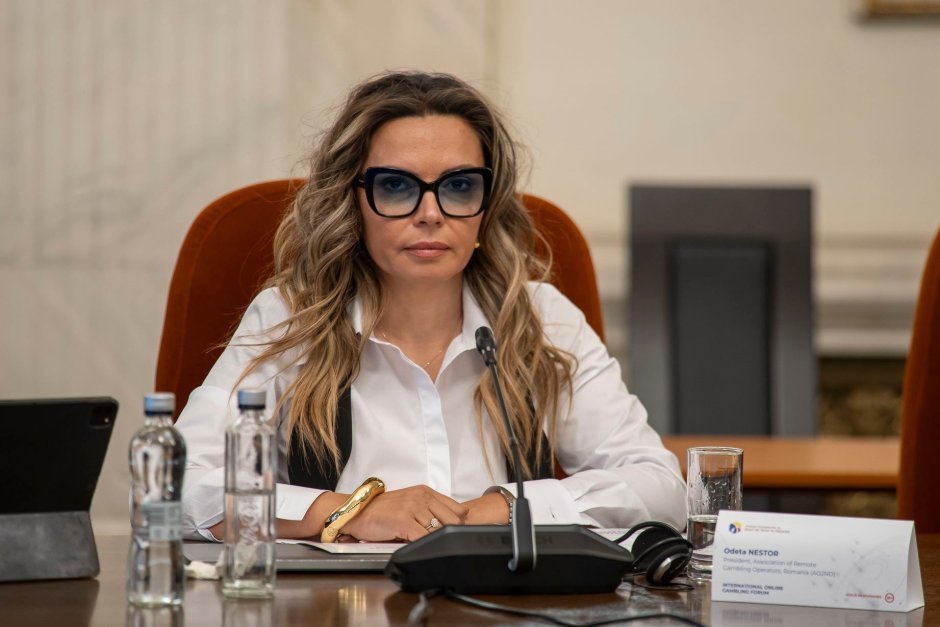 Бившата шефка на Службата по хазарта в Румъния Одета Нестор. Снимка: Qmagazine.ro