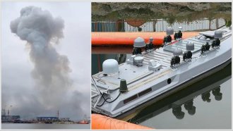 Украйна обвини Русия за отклоняването и експлозията на неин морски дрон край пристанището на Констанца