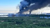 Украйна удари петролен терминал в Санкт Петербург в деня на откриването на местния форум с участието на Путин