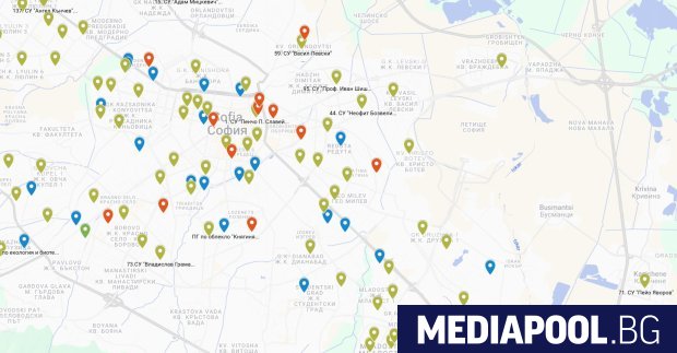 Интерактивна карта ще помага на седмокласниците в столицата при избора