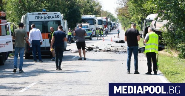 Тежка катастрофа затвори пътя Русе Бяла в района на разклона