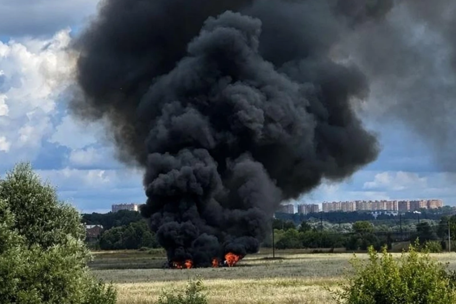 В Подмосковието се разби "най-ефективният в света" руски изтребител Су-57