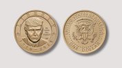 Монетният двор на САЩ ще започне да сече златна монета от 1 долар с лика на Доналд Тръмп