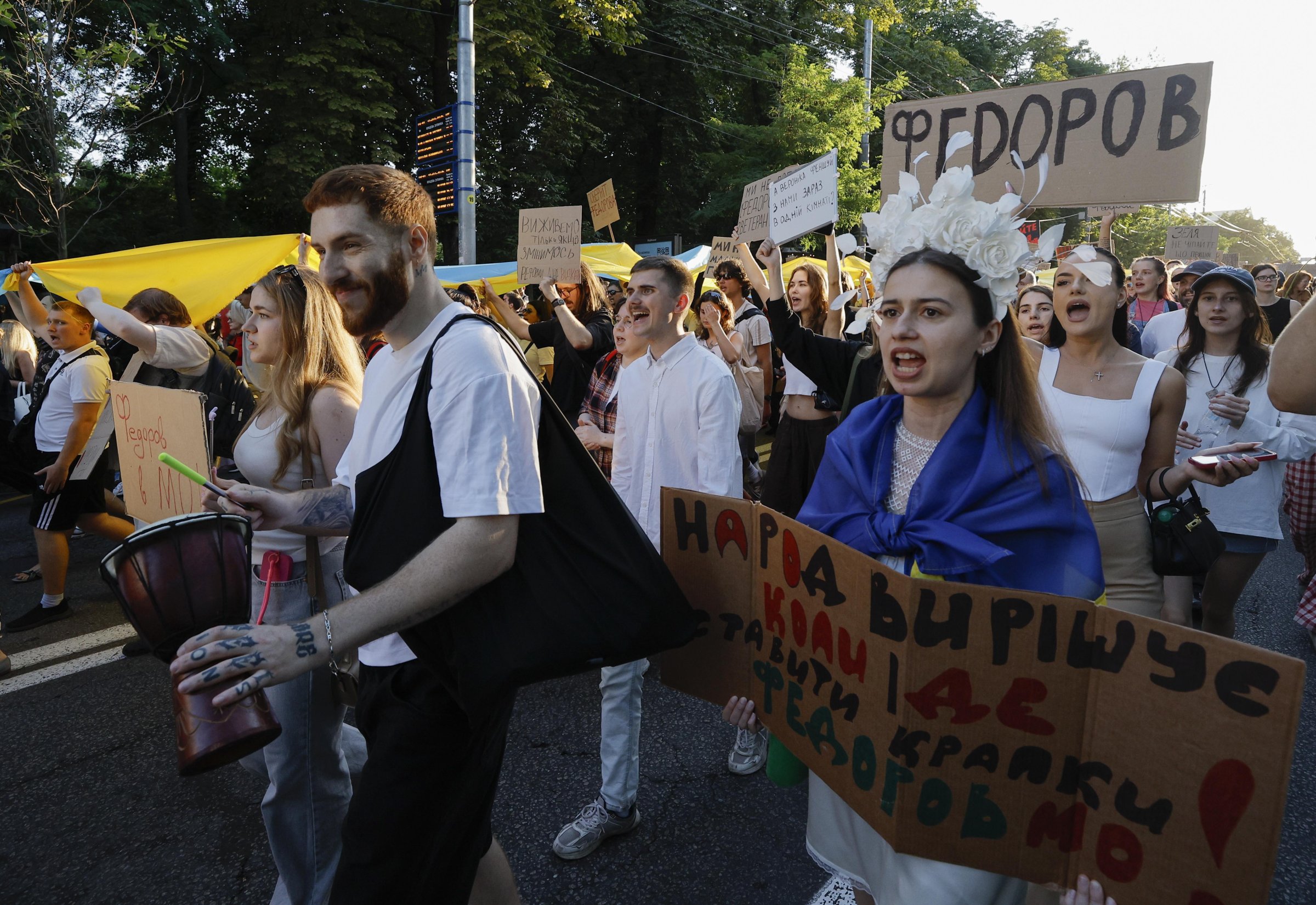 Хиляди протестираха в Киев с искане за връщането на Федоров