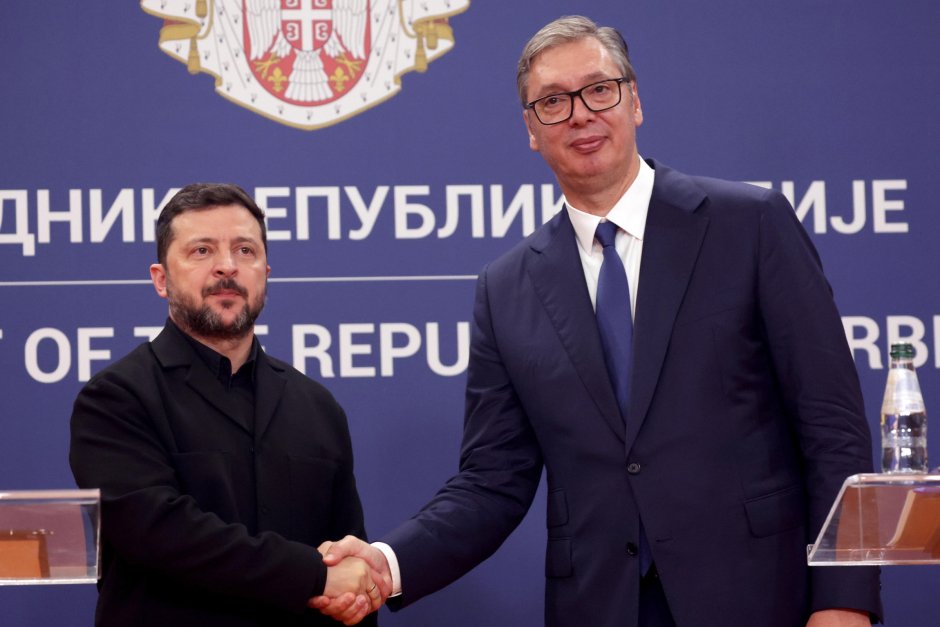 Зеленски беше на първо посещение в Белград, сн. ЕПА/БГНЕС