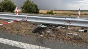 Скъсана мантинела и катастрофа в насрещното на АМ "Марица"