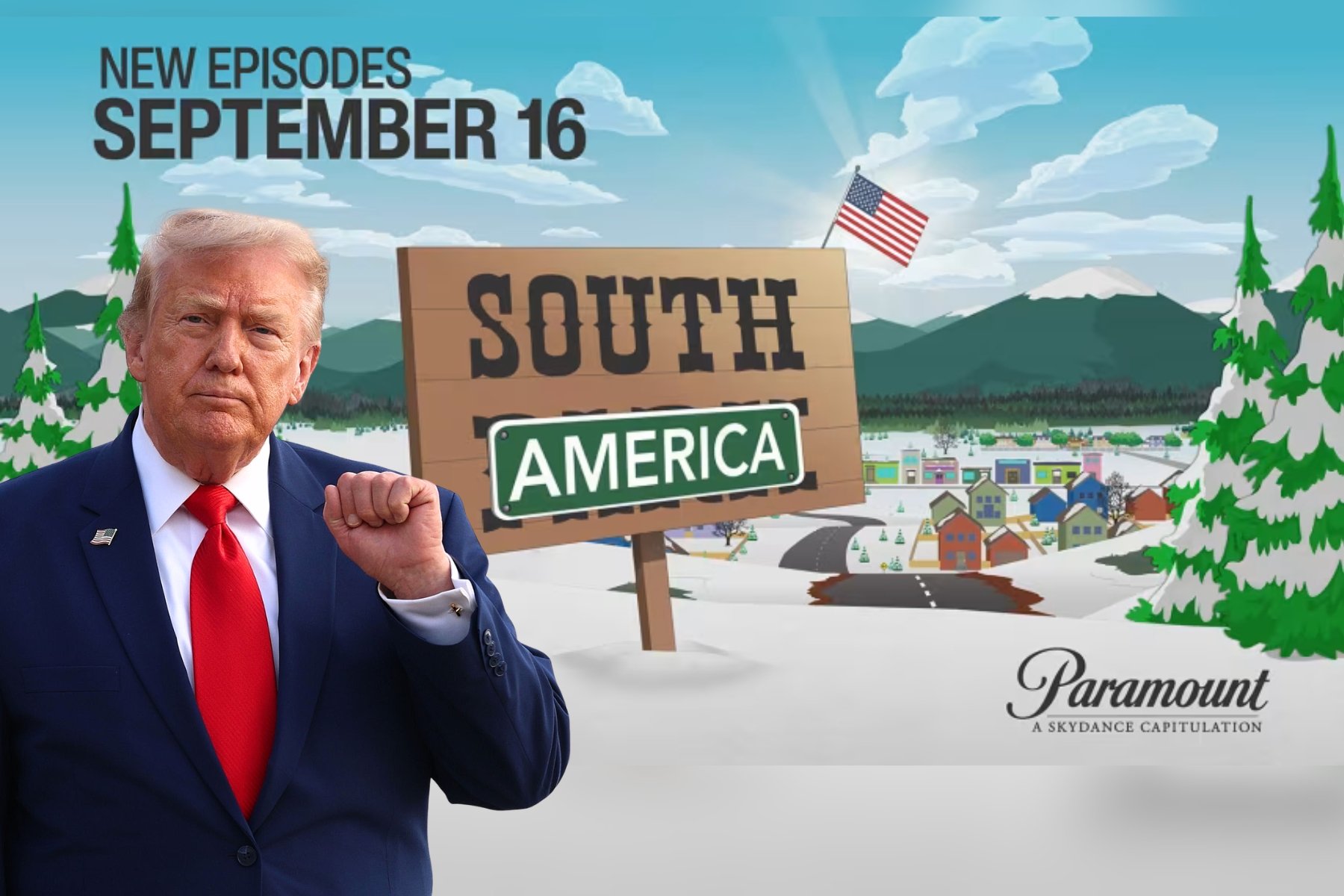 Анимационното шоу South Park сменя името си на South America