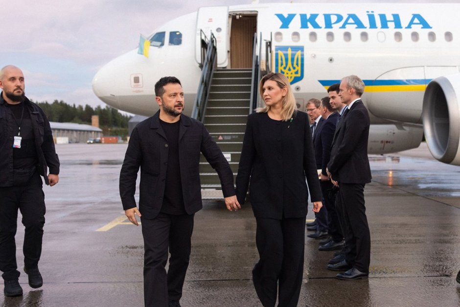 Руски дрон едва не е ударил самолета на Зеленски при излитането му от Молдова