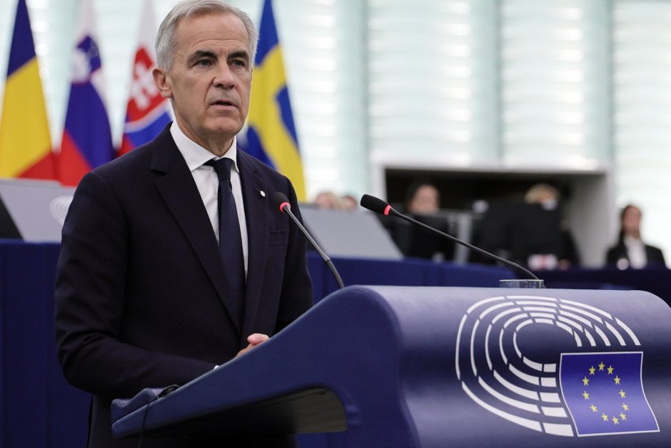 Марк Карни говори пред Европейския парламент, сн. ЕПА/БГНЕС